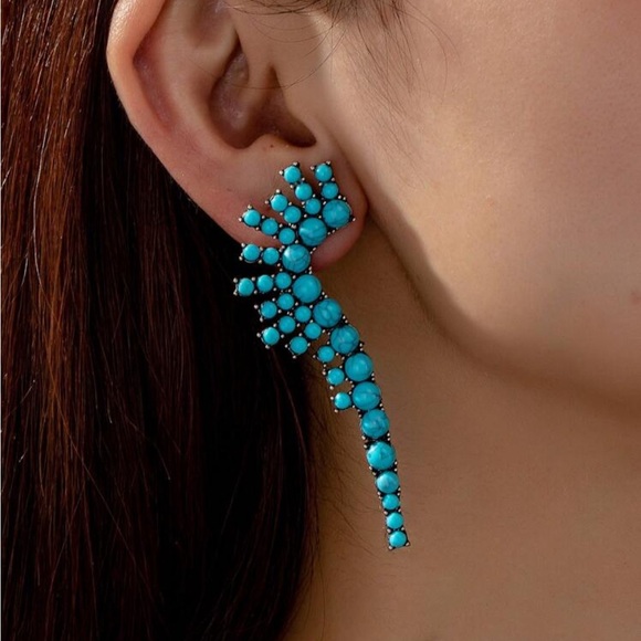 Boho stone Earrings S1197 - Picture 1 of 3